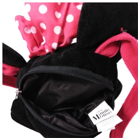 Disney Minnie Mouse Pink Bow Plush  purse bag - Picture 6 of 6